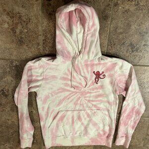 Roller Rabbit tie dye pullover hoodie with front pocket